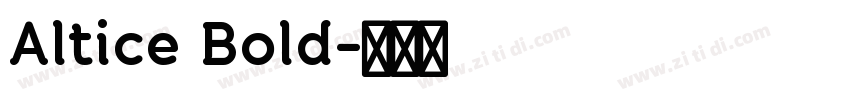 Altice Bold字体转换
